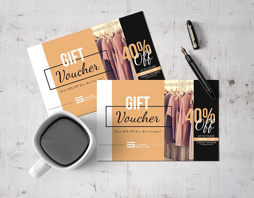 Voucher Design for gift